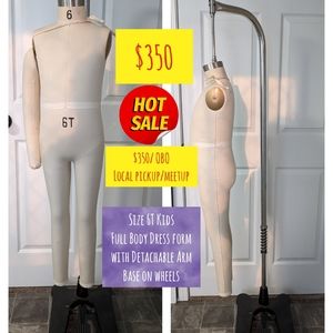 Children's Full body Dressform sz 6T